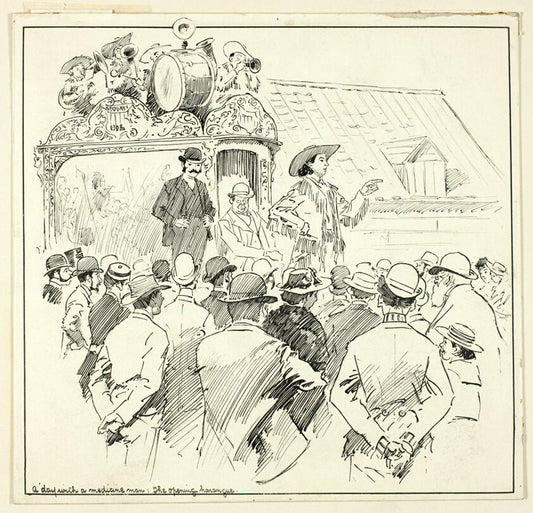 A Day with the Medicine Man by  Philipp William May, 23x16"( A2 size ) Poster Print