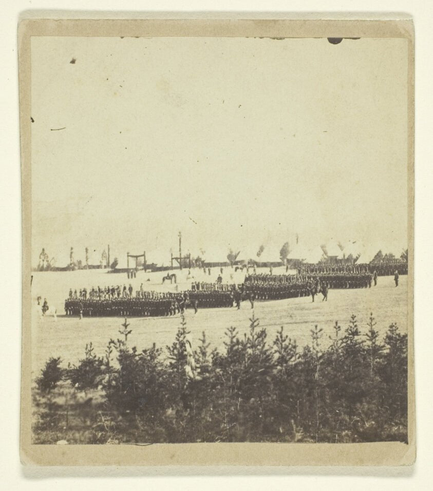 A Dress Parade of the Seventeenth New York by  Artist unknown, 23x16"( A2 size) Poster Print