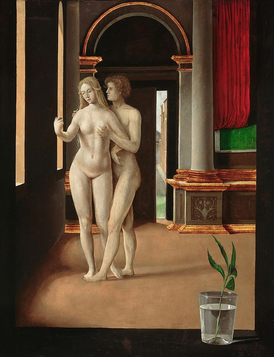 A Room with Lovers, vintage artwork by Jacopo de' Barbari, A3 (16x12") Poster Print