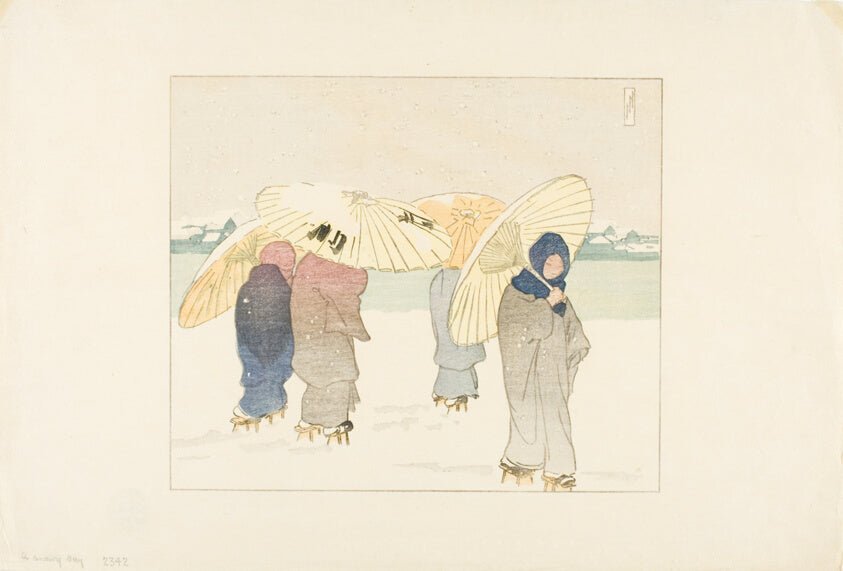 A Snowy Day by  Helen Hyde, 23x16"( A2 size) Poster Print