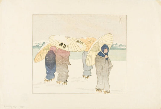 A Snowy Day by  Helen Hyde, 23x16"( A2 size) Poster Print