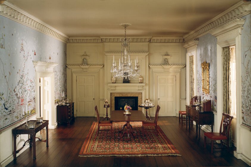 A20 by  Virginia Dining Room, 1758 by  Mrs. James Ward Thorne, 23x16"( A2 size) Poster Print