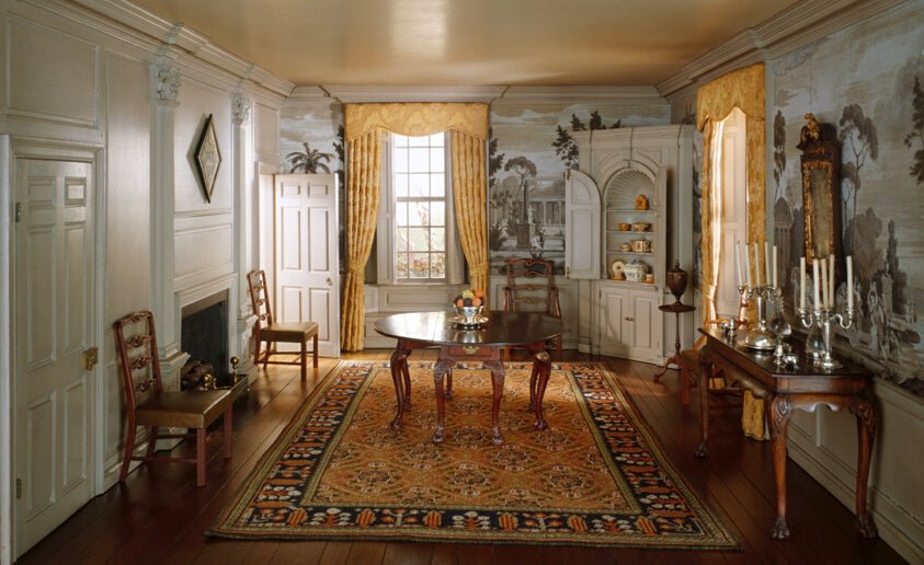 A6 by  New Hampshire Dining Room, 1760 by  Mrs. James Ward Thorne, 23x16"( A2 size) Poster Print