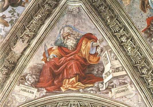 Abraham (vault: Cappella Filippo Strozzi), vintage artwork by Filippino Lippi, A3 (16x12") Poster Print