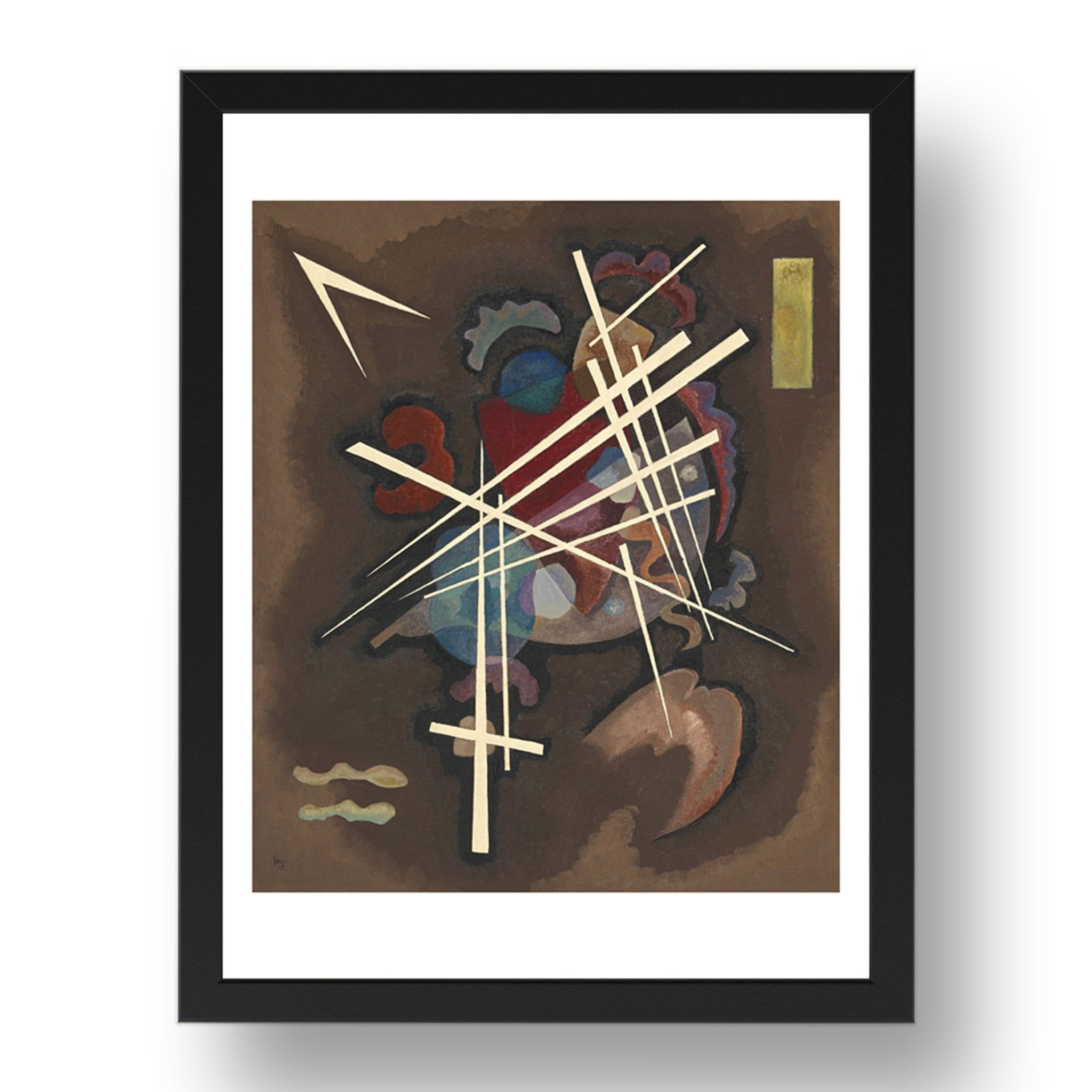 Abstraction by Wassily Kandinsky, 17x13" Frame