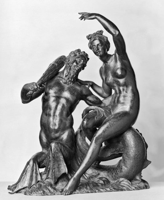 Achelous and Deianeira, vintage artwork by Attributed to Bartholomaeus Spranger, A3 (16x12") Poster Print