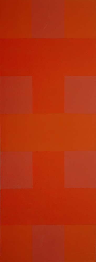Ad Reinhardt - Abstract Painting, Red,vintage art, modern poster print