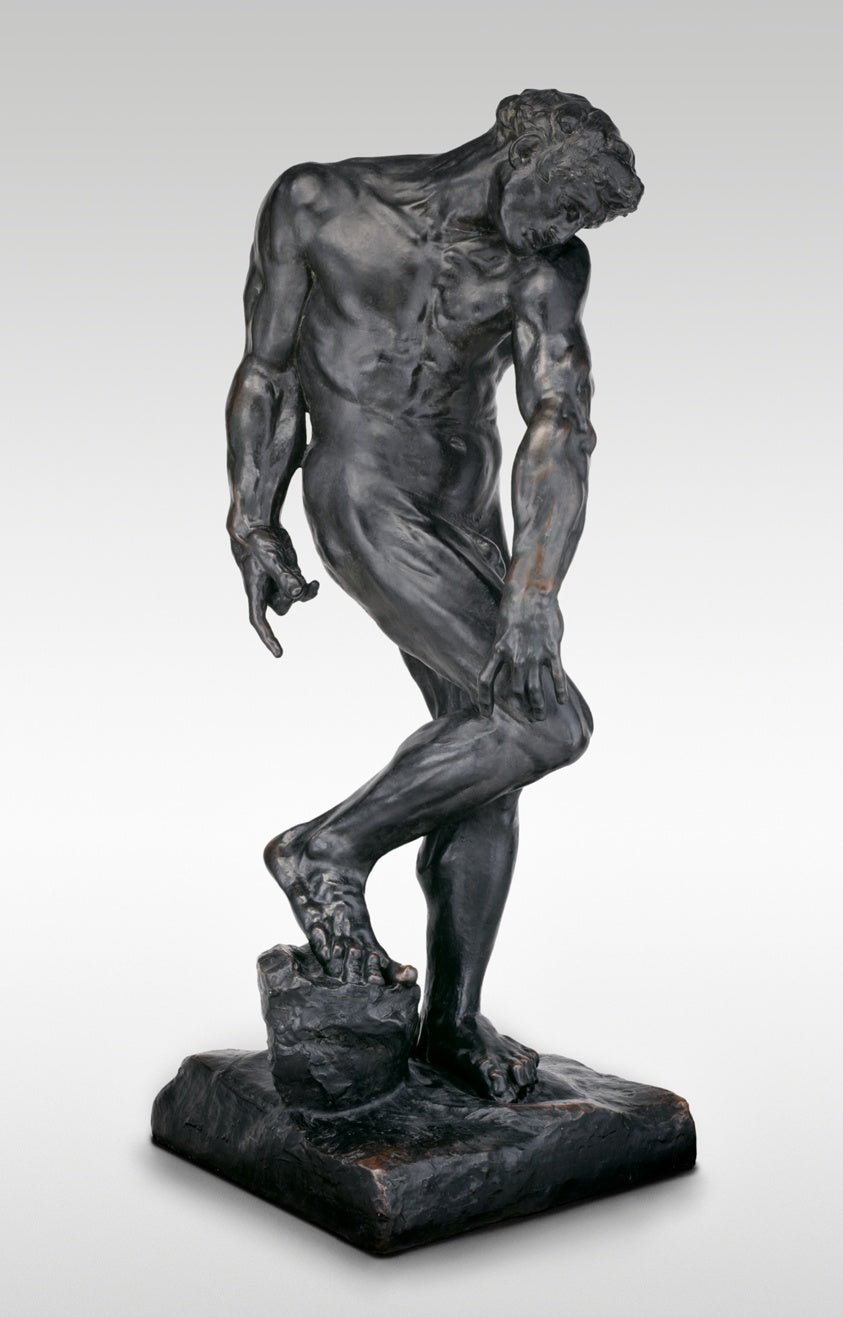 Adam by  Auguste Rodin, 23x16"( A2 size ) Poster Print
