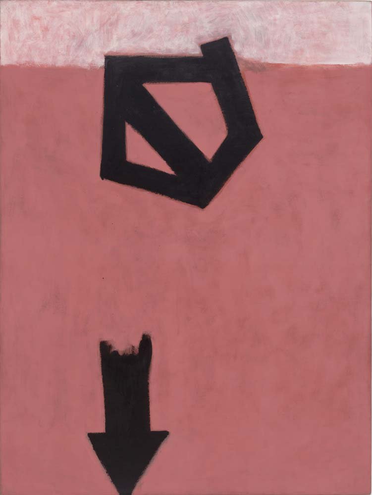 Adolph Gottlieb - Descending Arrow, vintage art, A3 (16x12")  Poster Print 