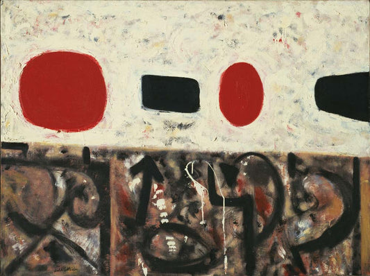 Adolph Gottlieb - Flotsam at Noon,vintage art, modern poster print