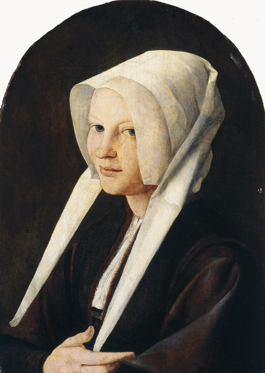 Agata van Schoonhoven, vintage artwork by Jan van Scorel, A3 (16x12") Poster Print
