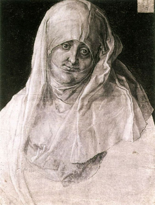 Agnes Durer as Saint Anne, vintage artwork by Albrecht Dürer, A3 (16x12") Poster Print