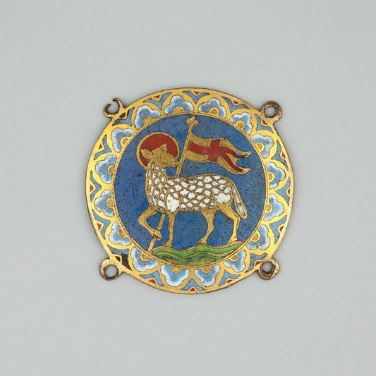 Agnus Dei by  French; Limoges, 23x16"( A2 size ) Poster Print