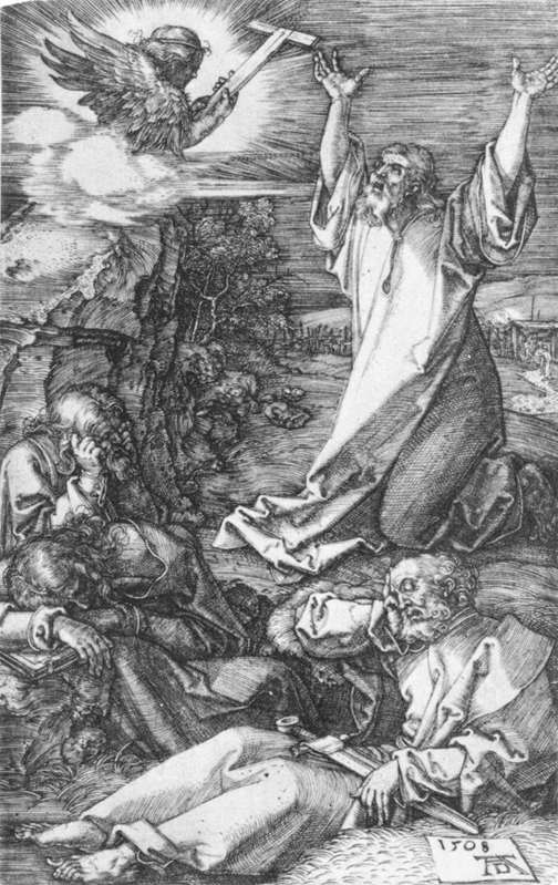 Agony in the Garden (No. 2), vintage artwork by Albrecht Dürer, A3 (16x12") Poster Print