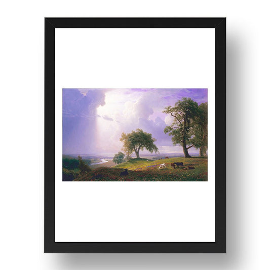 Albert Bierstadt - California Spring [1875], vintage artwork in A3 (17x13") Black Frame