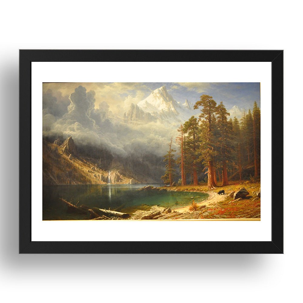 Albert Bierstadt - Mount Corcoran [1877], vintage art, A3 (16x12") Poster Print