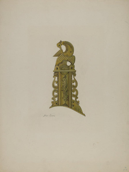 Albert Levone:Pa. German Patch Box,16x12"(A3) Poster