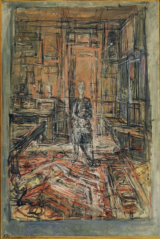 Alberto Giacometti - The Artist's Mother,vintage art, modern poster print