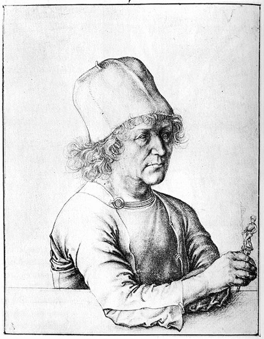 Albrech Durer the Elder, vintage artwork by Albrecht Dürer, A3 (16x12") Poster Print