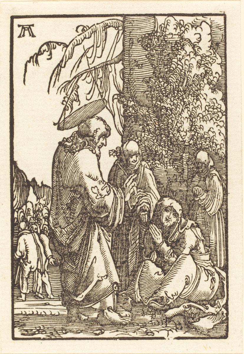 Albrecht Altdorfer:Christ Taking Leave of Mary before the Pa,16x12"(A3) Poster
