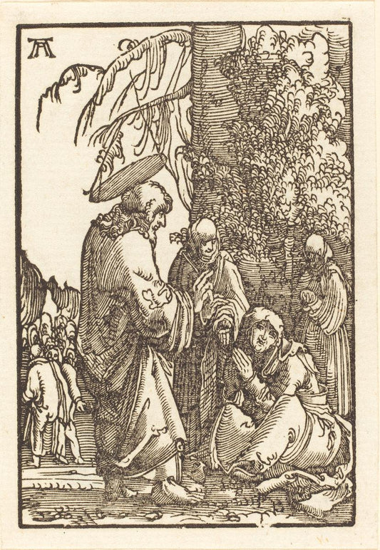 Albrecht Altdorfer:Christ Taking Leave of Mary before the Pa,16x12"(A3) Poster