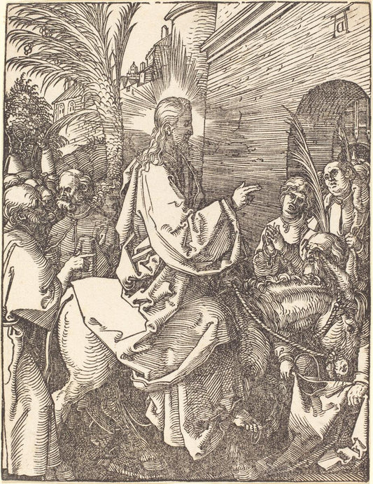 Albrecht Dürer:Christ's Entry into Jerusalem,16x12"(A3) Poster