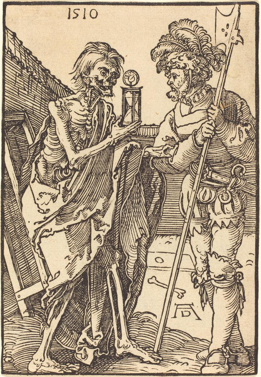 Albrecht Dürer:Death and the Lansquenet,16x12"(A3) Poster