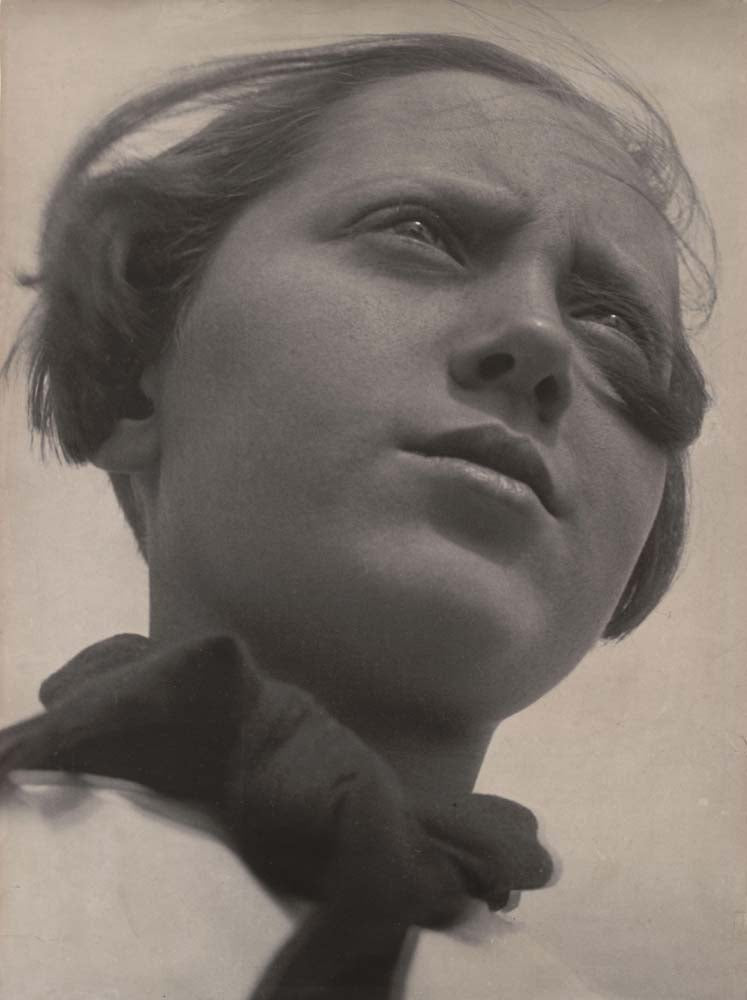 Aleksandr Rodchenko - Pioneer Girl, vintage historic photograph, modern poster print