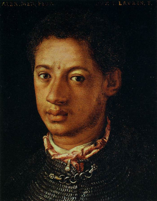 Alessandro de' Medici, vintage artwork by Agnolo Bronzino, A3 (16x12") Poster Print
