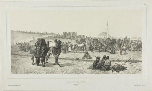 Ali-Pacha Meiden, Smyrna by  Denis Auguste Marie Raffet (French, 1804-1860), 23x16"( A2 size) Poster Print