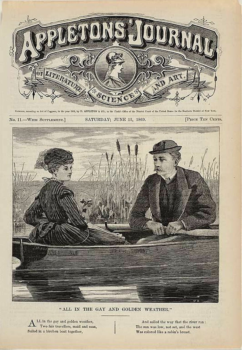 All in the Gay and Golden Weather by  Winslow Homer (American, 1836-1910),23x16"( A2 size ) Poster Print