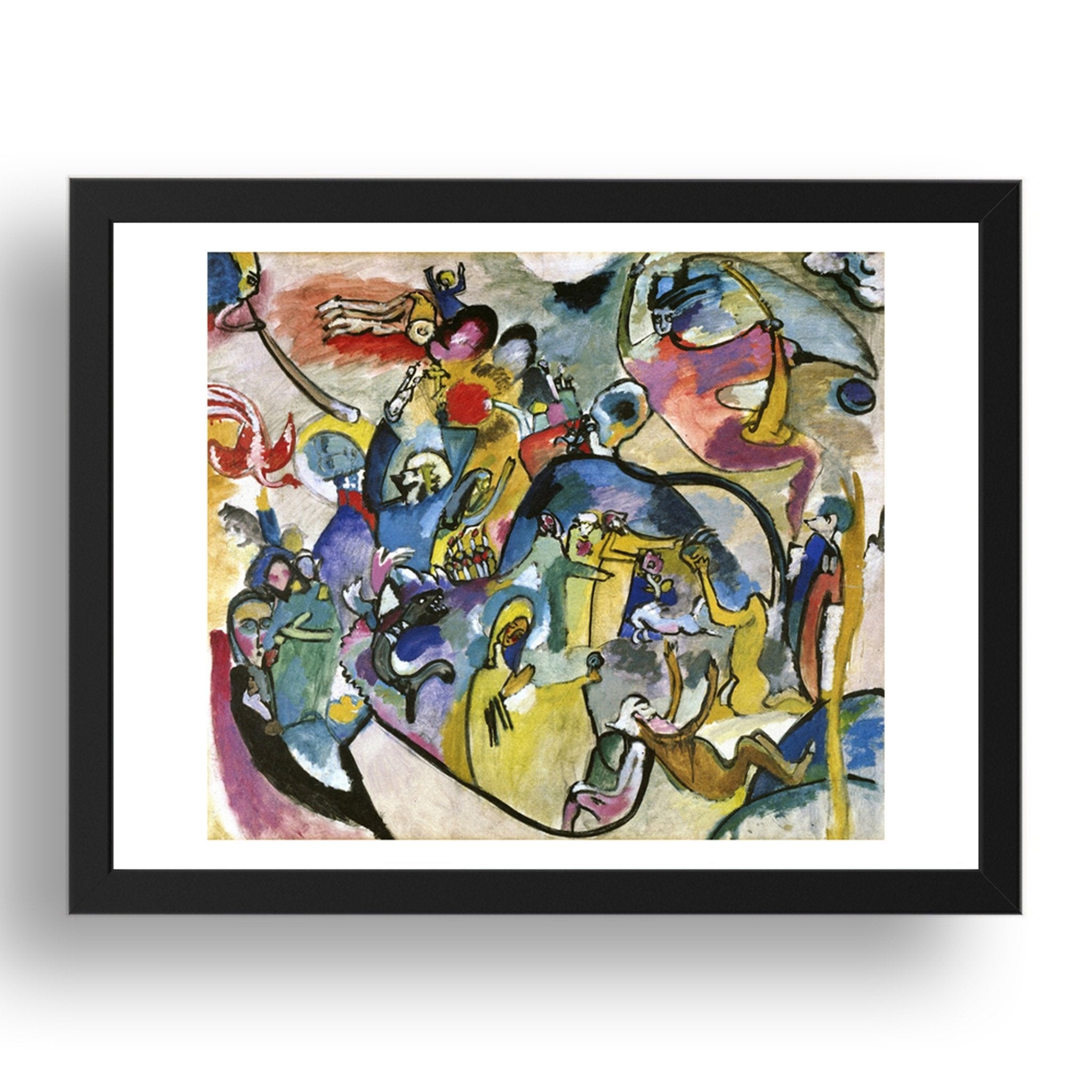 All Saints II 1911 by Wassily Kandinsky, 17x13" Frame