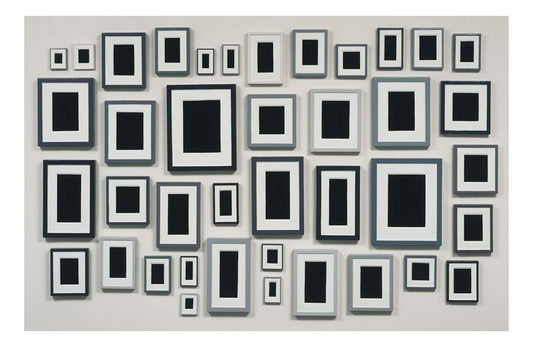 Allan McCollum - Collection of Forty Plaster Surrogates, 16x12" (A3) Poster Print