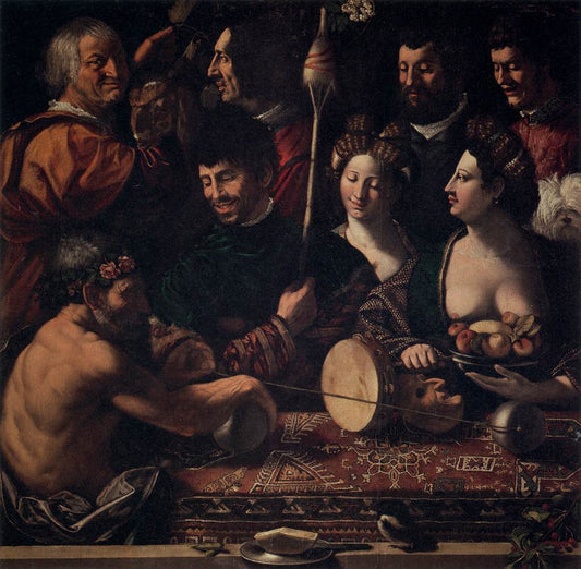 Allegory of Hercules, vintage artwork by Dosso Dossi, A3 (16x12") Poster Print