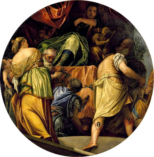 Allegory of Honour, vintage artwork by Veronese, A3 (16x12") Poster Print