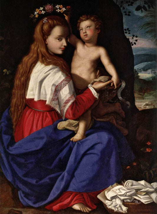 Allegory of the Christian Church, vintage artwork by Alessandro Allori, A3 (16x12") Poster Print