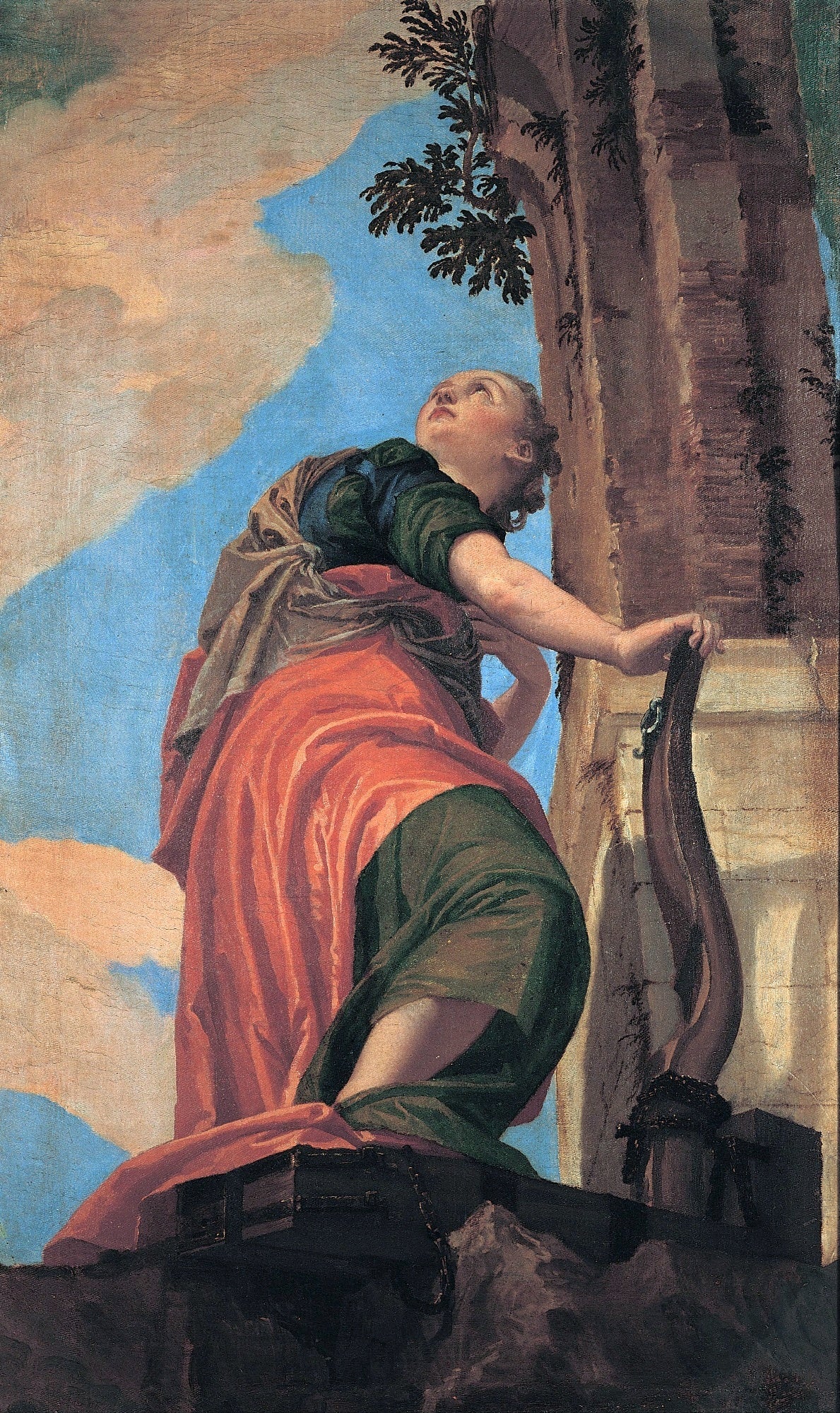Allegory of the Good Government, vintage artwork by Veronese, A3 (16x12") Poster Print
