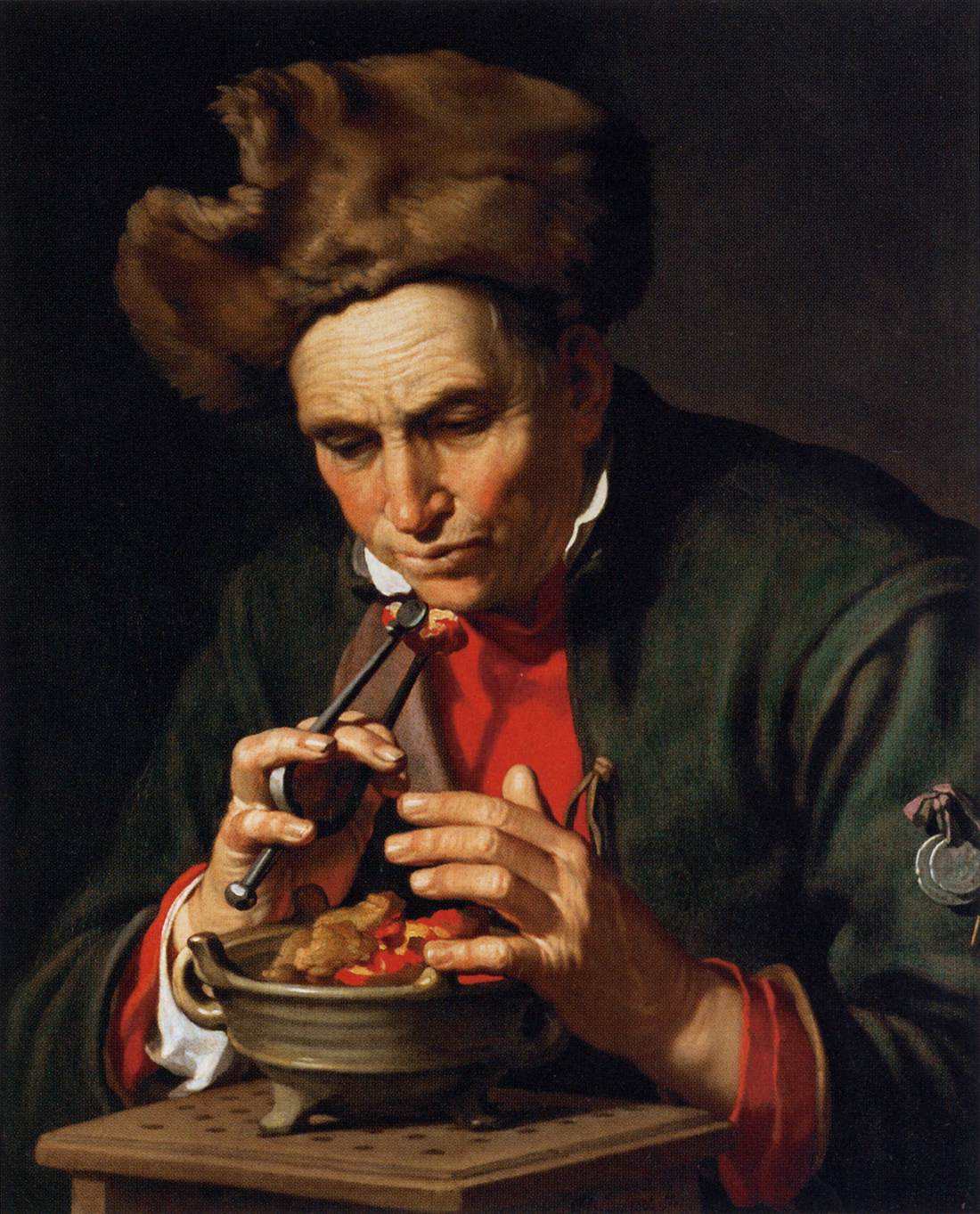 Allegory of Winter (and Love), vintage artwork by Abraham Bloemaert, A3 (16x12") Poster Print