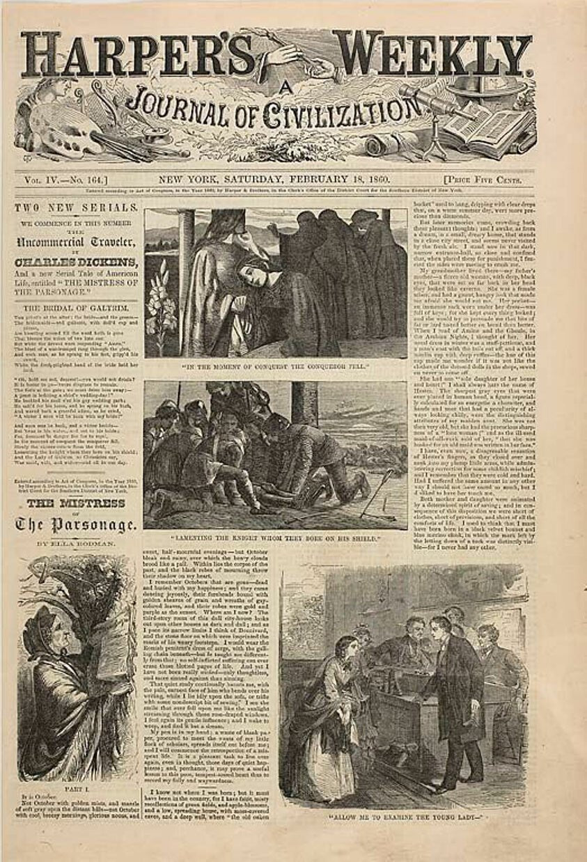 Allow me to Examine the Young Lady— by  Winslow Homer (American, 1836-1910),23x16"( A2 size ) Poster Print