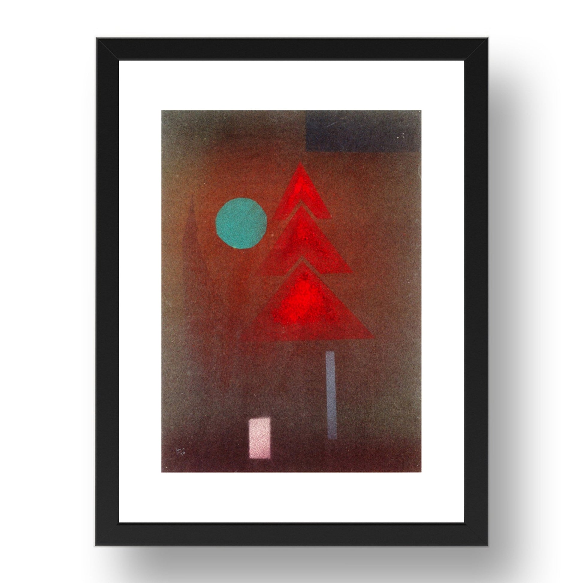 Almost Submerged 1930 A3+ by Wassily Kandinsky, 17x13" Frame