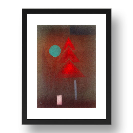 Almost Submerged 1930 A3+ by Wassily Kandinsky, 17x13" Frame