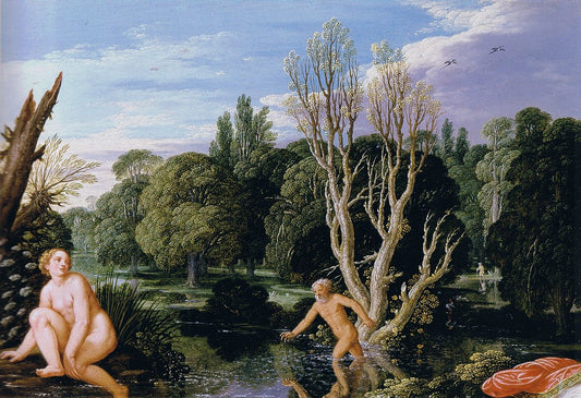 Alpheus and Arethusa, vintage artwork by Johann König, 12x8" (A4) Poster