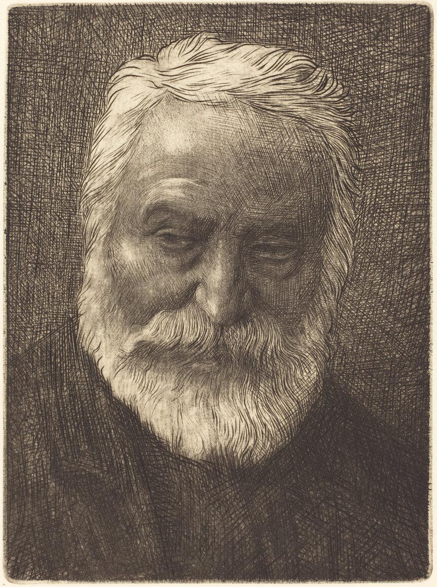 Alphonse Legros:Victor Hugo, 2nd plate,16x12"(A3) Poster