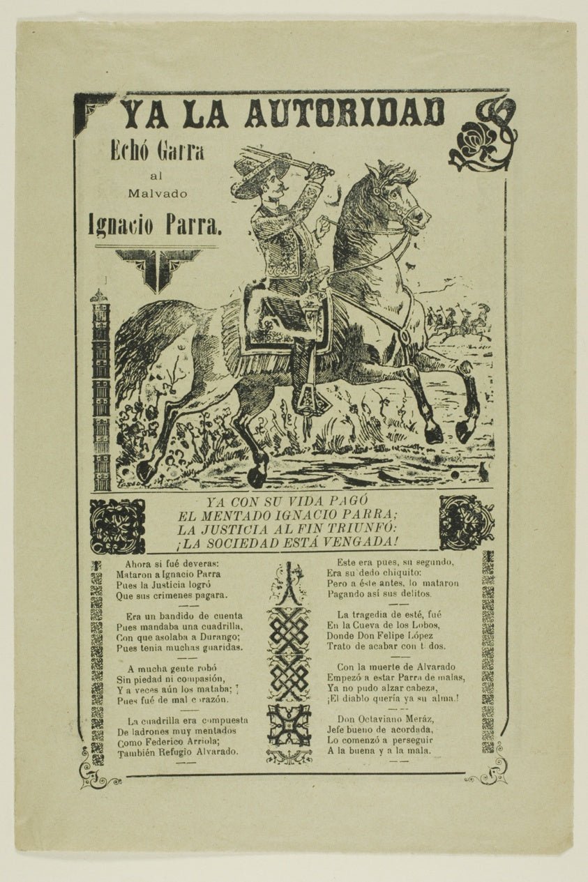 Already the Authority... by  Jose Guadalupe Posada, 23x16"( A2 size) Poster Print