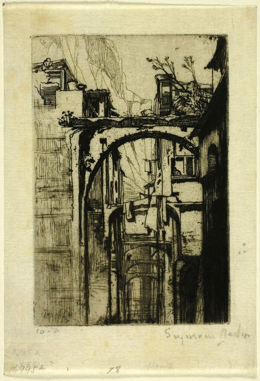 Amalfi by  Francis Seymour Haden, 23x16"( A2 size) Poster Print