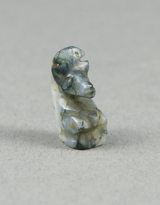 Amulet of the God Thoth, Seated with Lunar Disk by  Egyptian,23x16"( A2 size ) Poster Print