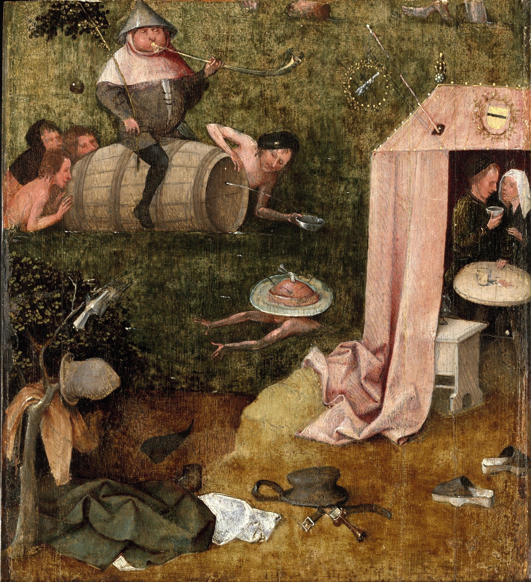An Allegory of Intemperance, vintage artwork by Jheronimus Bosch, A3 (16x12") Poster Print