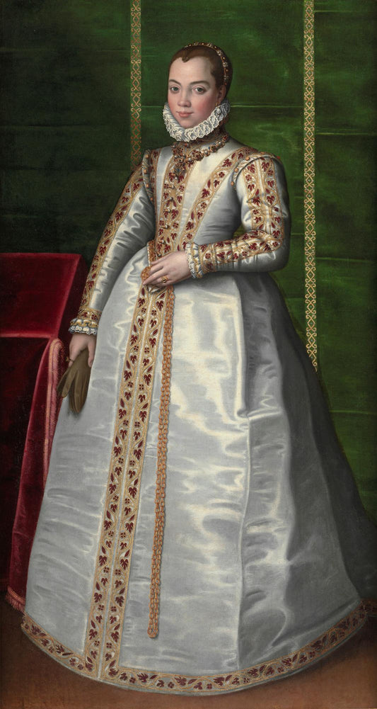 An Unknown Noblewoman, vintage artwork by Sofonisba Anguissola, A3 (16x12") Poster Print