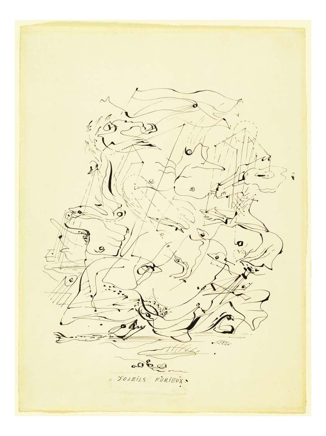 Andr Masson - Furious Suns, 16x12" (A3) Poster Print