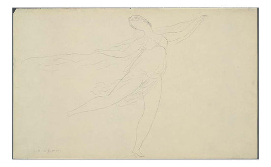 Andre Dunoyer de Segonzac - Souvenir of Isadora, 16x12" (A3) Poster Print